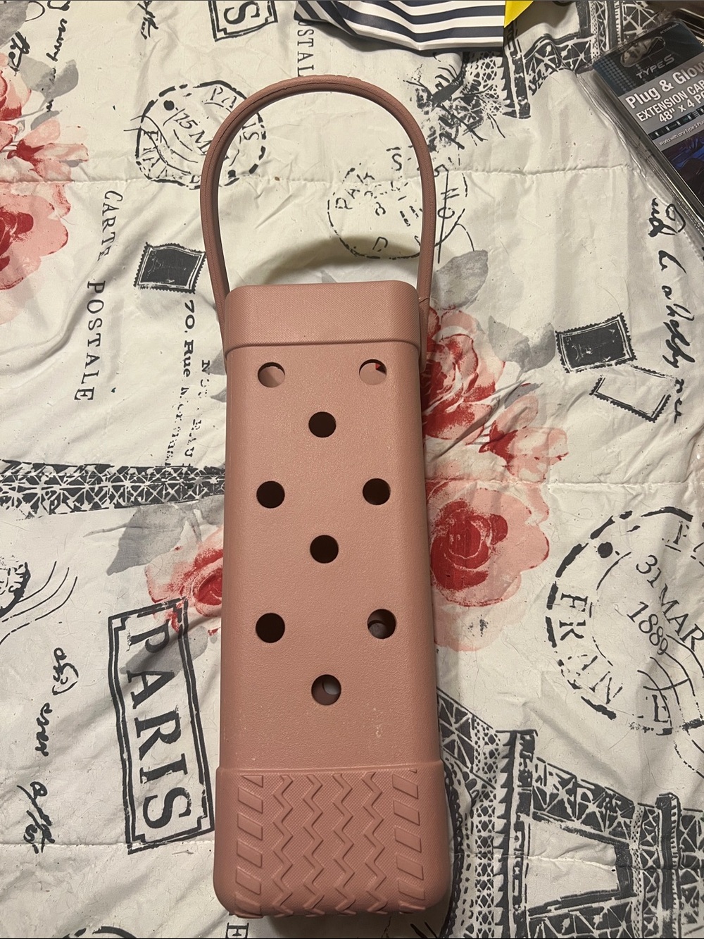 Women's Soft Pink Silicone BYOB BOGG Bottle Holder Bag